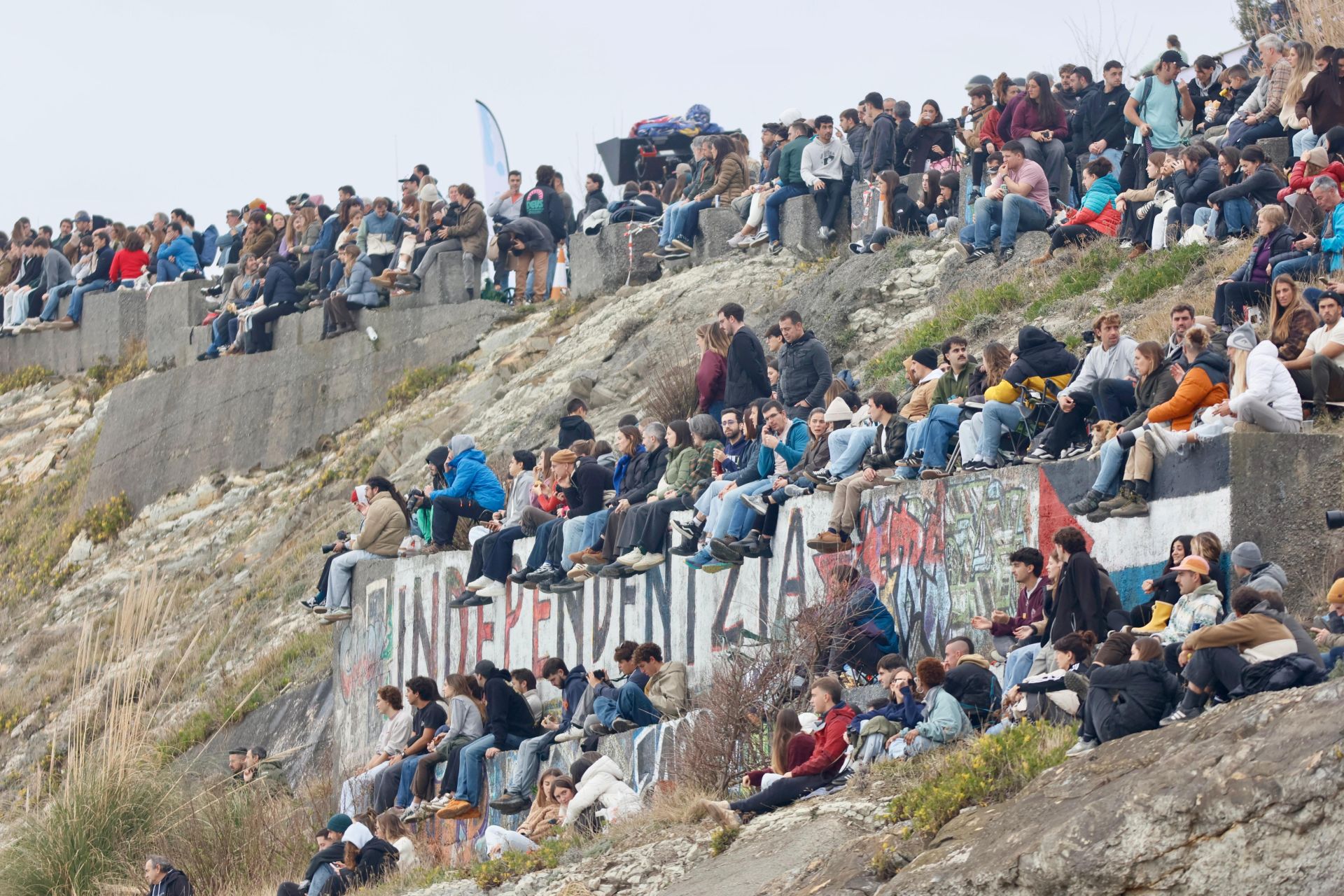 Getxo vibra con el campeonato de olas grandes
