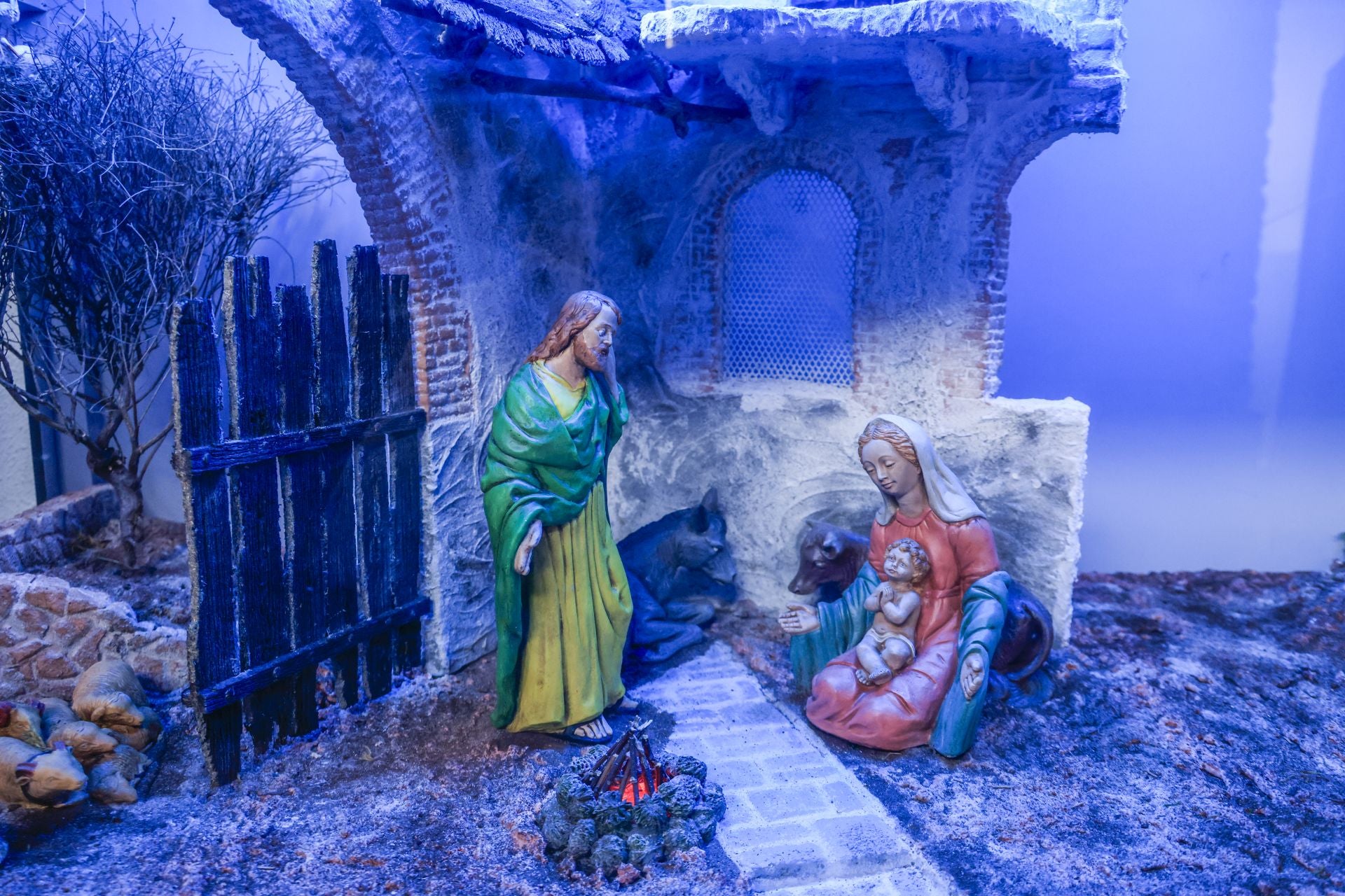 Los belenes de Vitoria, en imágenes