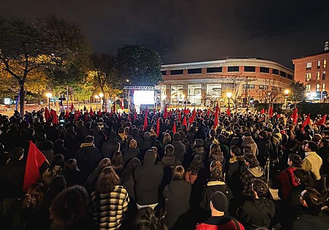 Acto de CJS en Madrid el pasado mes de noviembre en el que juntó a un millar de jóvenes.