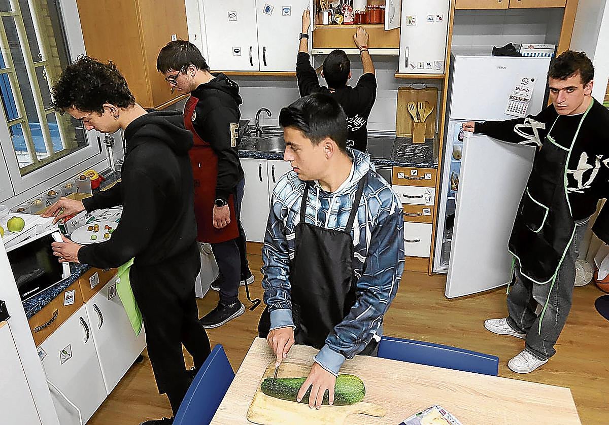 Los alumnos son capaces de preparar un buen número de recetas.