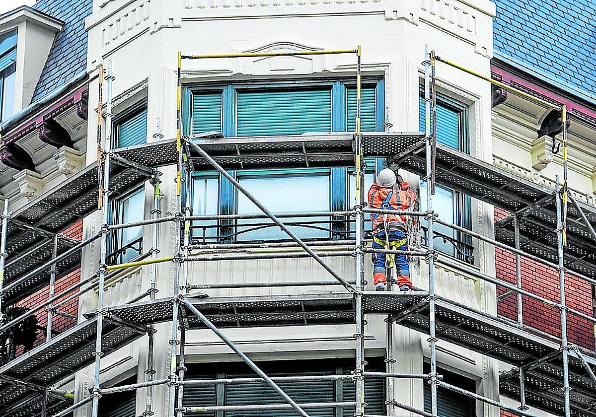 Según datos del segundo trimestre, en Bizkaia nacerán 157 pisos de procesos de reforma.