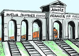 La tira de Cerrajería sobre la Intermodal de Jundiz