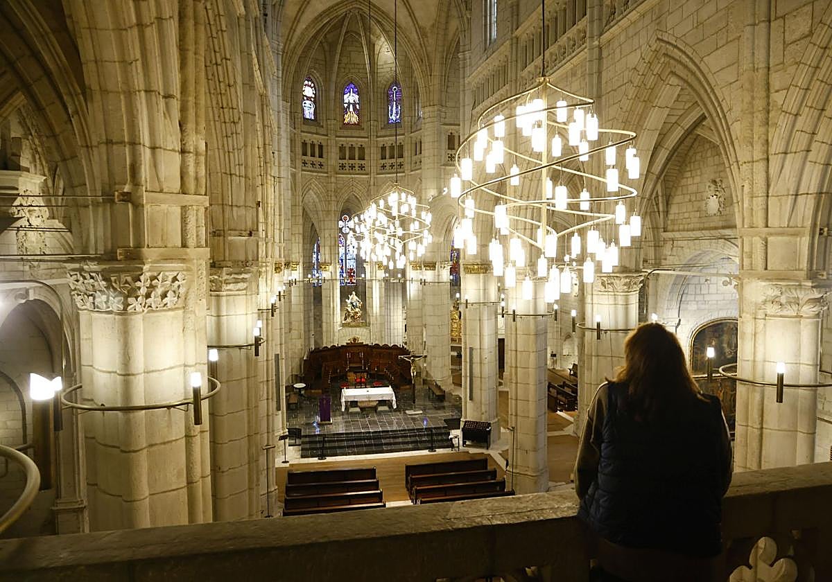 Vista interior de la catedral Santa María.