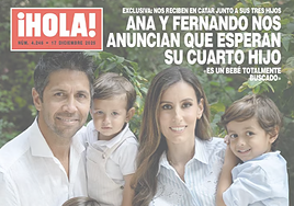 Ana Boyer y Fernando Verdasco anuncian que esperan su cuarto hijo