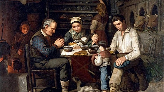 Cena de Nochevieja en los caseríos vascos