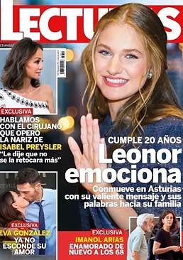Portada de Lecturas en el que se dio a conocer su noviazgo.