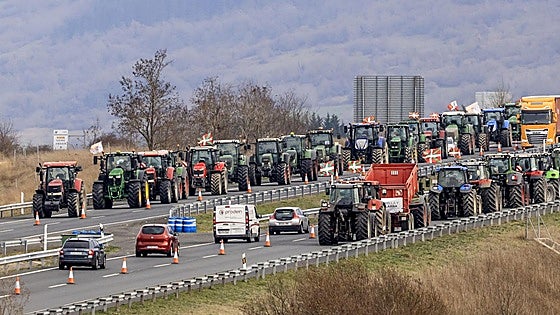Los ganaderos vascos protestan hoy en la frontera contra el acuerdo de la UE con Mercosur