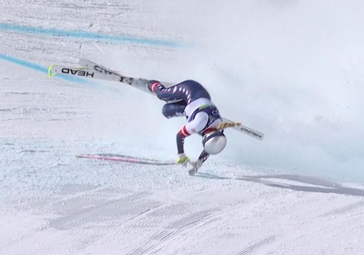 Lindsey Vonn: Olympic Fall & Helicopter Evacuation