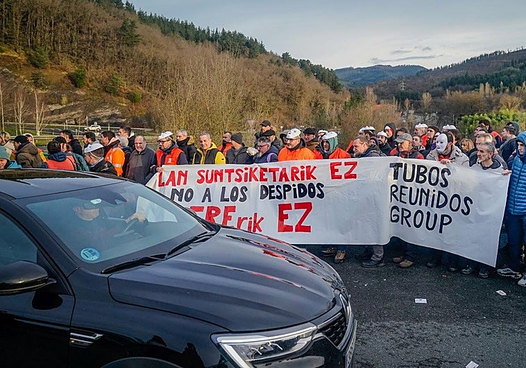 La plantilla de Tubos Reunidos de Amurrio intensifica las protestas con otras 15 jornadas de paros