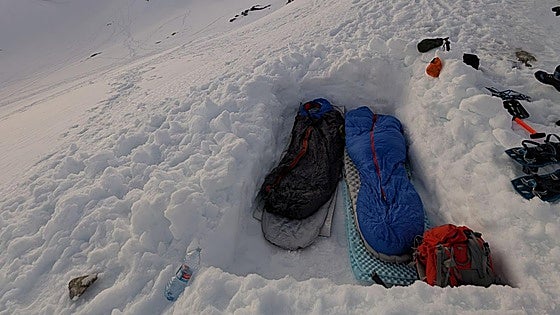 Una noche invernal en los Picos de Europa