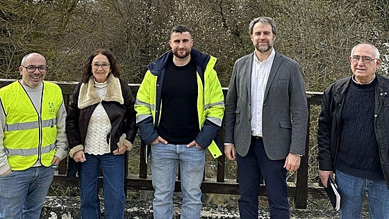 Arrancan las obras para restaurar el entorno del río Arakil y menguar el riesgo de inundaciones en Amézaga