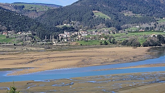 Alertan de que el avance de la arena pone en riesgo la marisma de Urdaibai