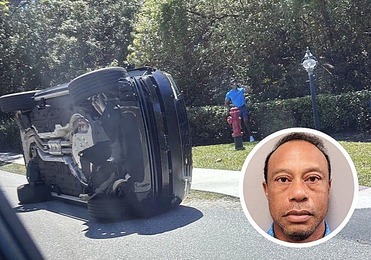 Tiger Woods llevaba pastillas de opioides en el momento de su accidente de tráfico