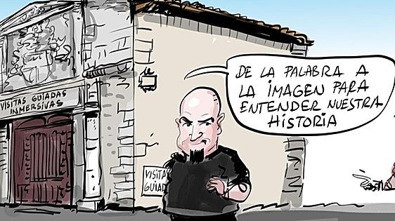La viñeta de Cerrajería sobre las visitas inmersivas de Villa Suso