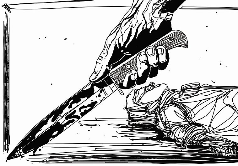 Veintinueve puñaladas al salir de la taberna