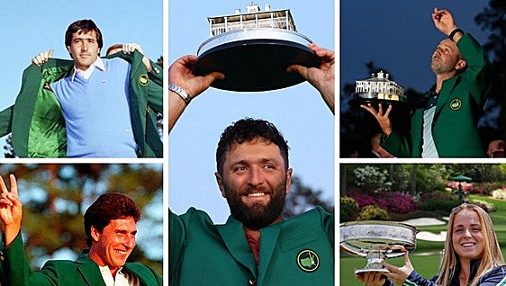 Los cinco españoles que han ganado en el Masters de Augusta