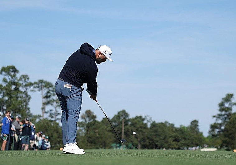 Jon Rahm en el Masters de Augusta