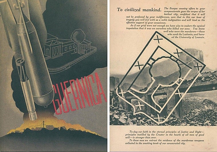 «A la humanidad civilizada: ofrecemos el cadáver de Gernika». El folleto con el que Euskadi mostró al mundo el bombardeo