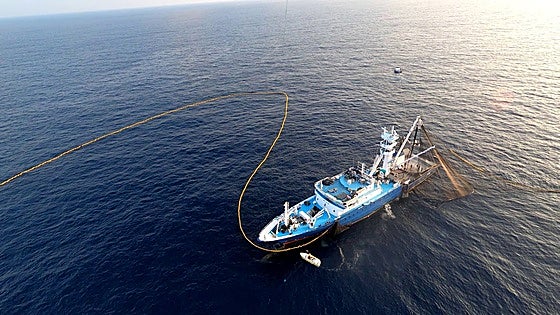 Azti crea un sistema pionero para ver en 3D las redes de cerco mientras se pesca