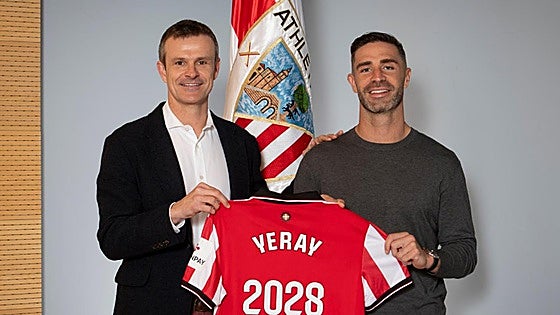 Yeray renueva con el Athletic hasta 2028