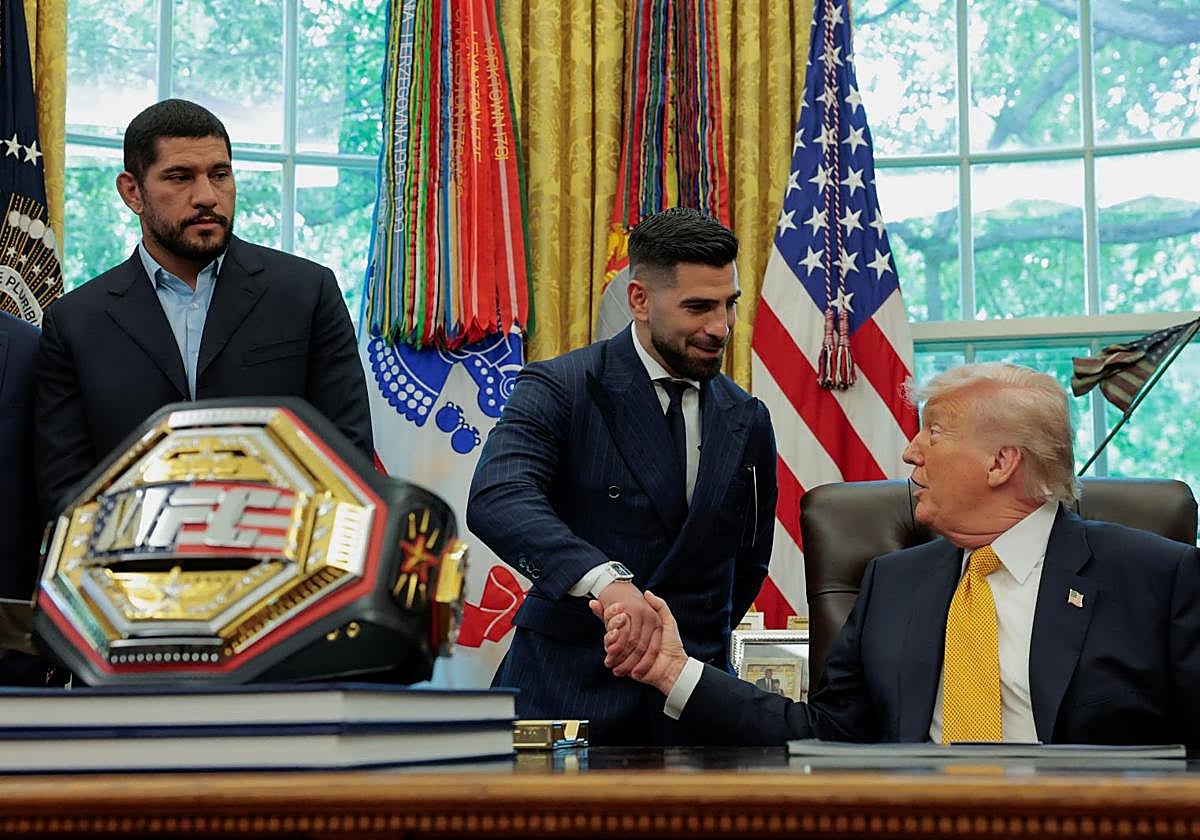 Topuria a Trump en la Casa Blanca: «Nunca pensé que fuera tan amable ...