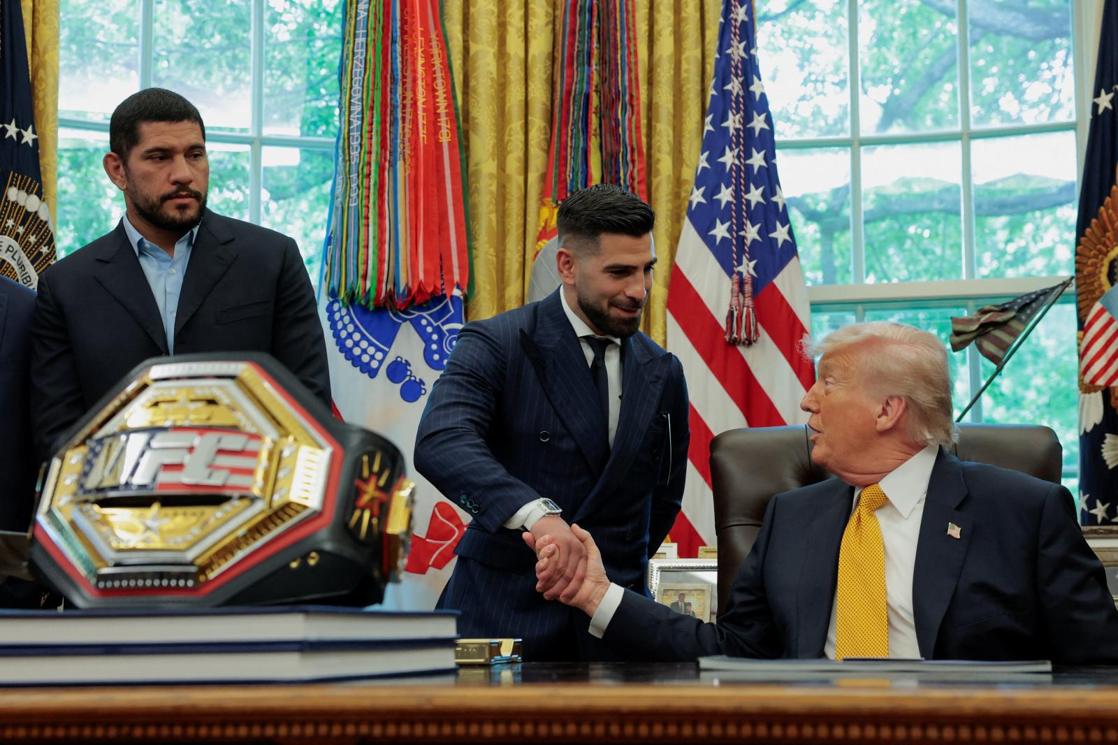Topuria a Trump en la Casa Blanca: «Nunca pensé que fuera tan amable»