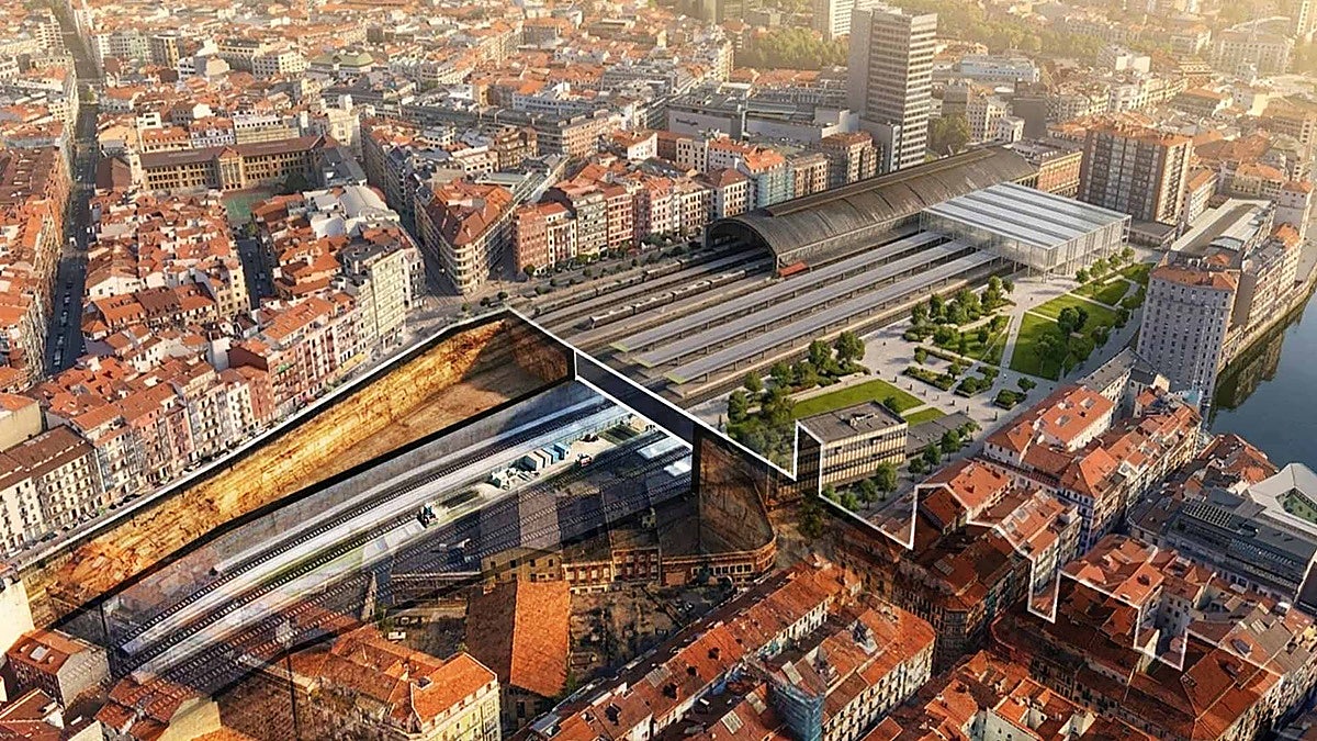 La llegada del TAV a Bilbao cobra forma: así será el gran proyecto que transformará la ciudad