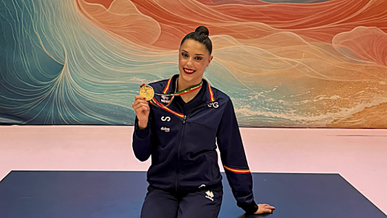 Salma Solaun gana otras tres medallas en la Copa del Mundo de Portimao