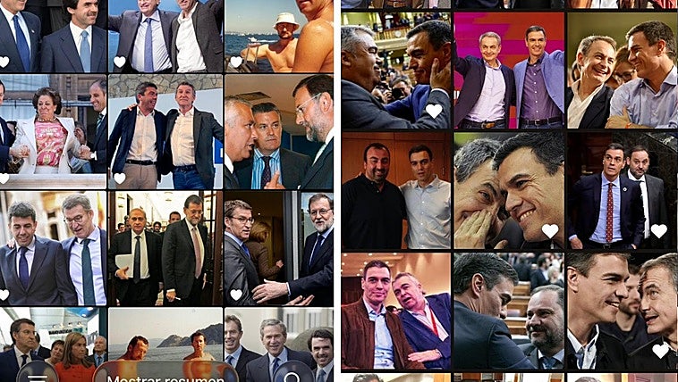 Aznar con Bush, Feijóo con un narco, Sánchez con Cerdán... PSOE y PP se enzarzan en una guerra de fotos tras el 'caso Zapatero'