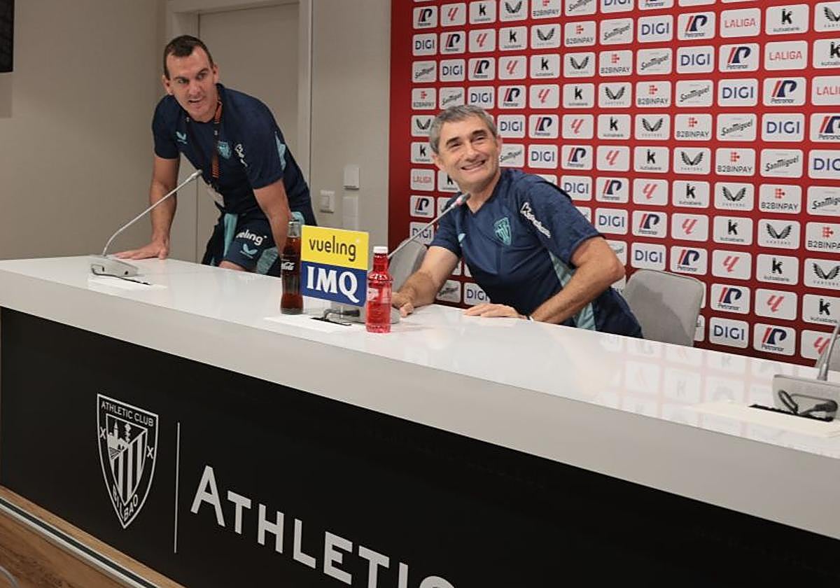 Valverde, en su último entrenamiento en Lezama: «Siempre tenía en la cabeza ser campeones de Europa»
