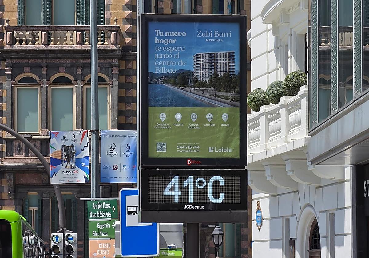 Bizkaia se achicharra a más de 35 grados en pleno mes de mayo