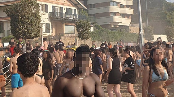 Día de playa en Getxo: una gran pelea, robos y un ataque con destornillador