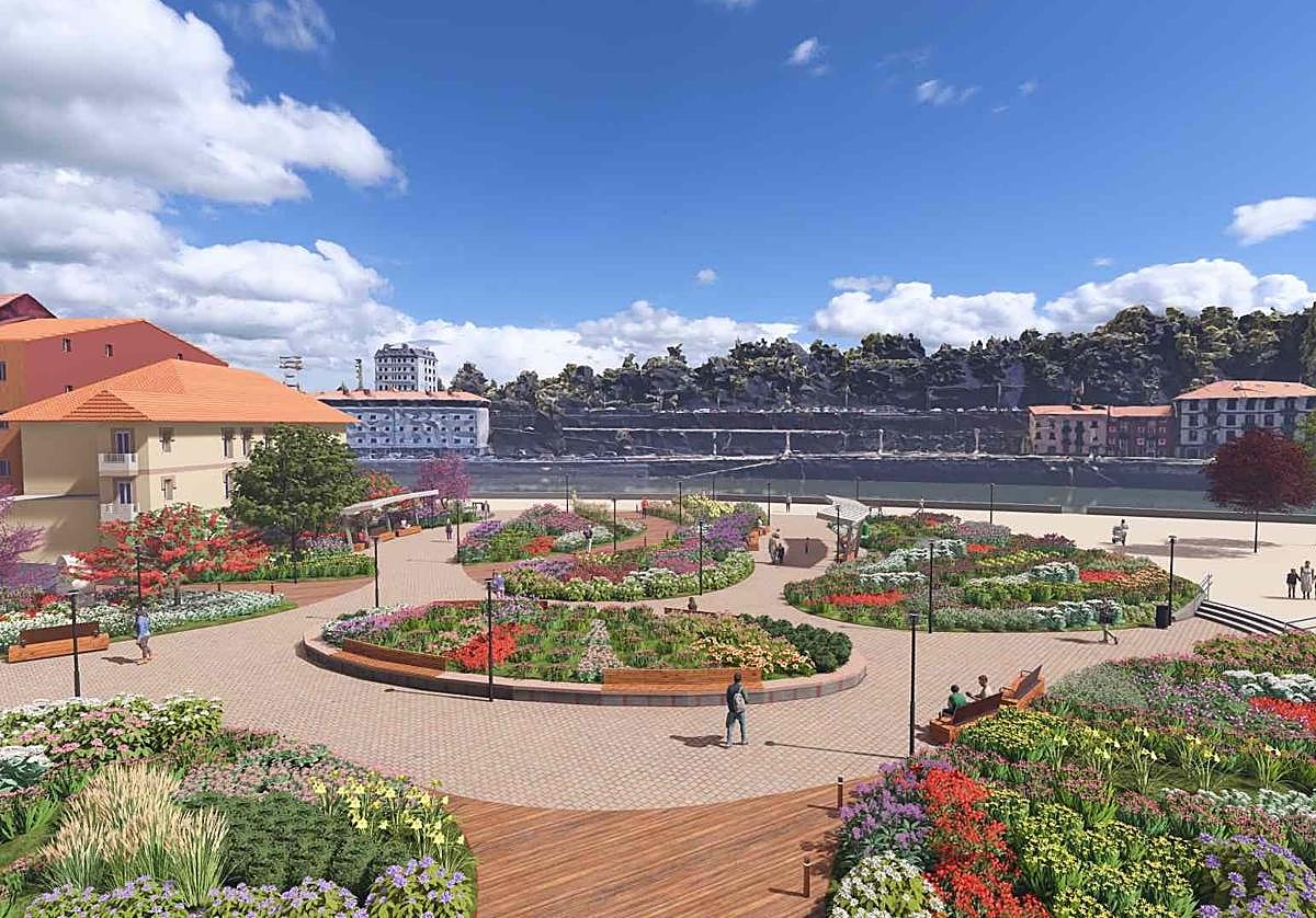 Un parque de agua, un frontón, 600 árboles, zonas ajardinadas... Así será el futuro Zorrozaurre