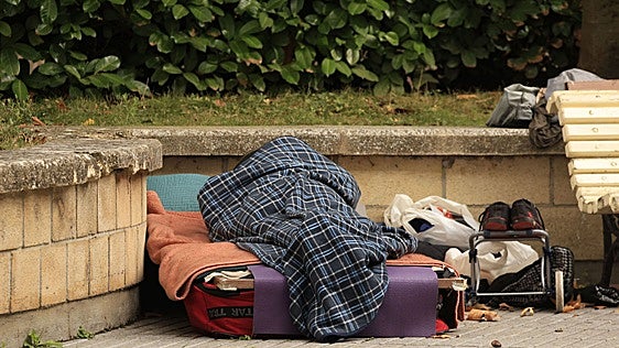 262 personas viven en situación de calle en Vitoria, un 12% más que en octubre