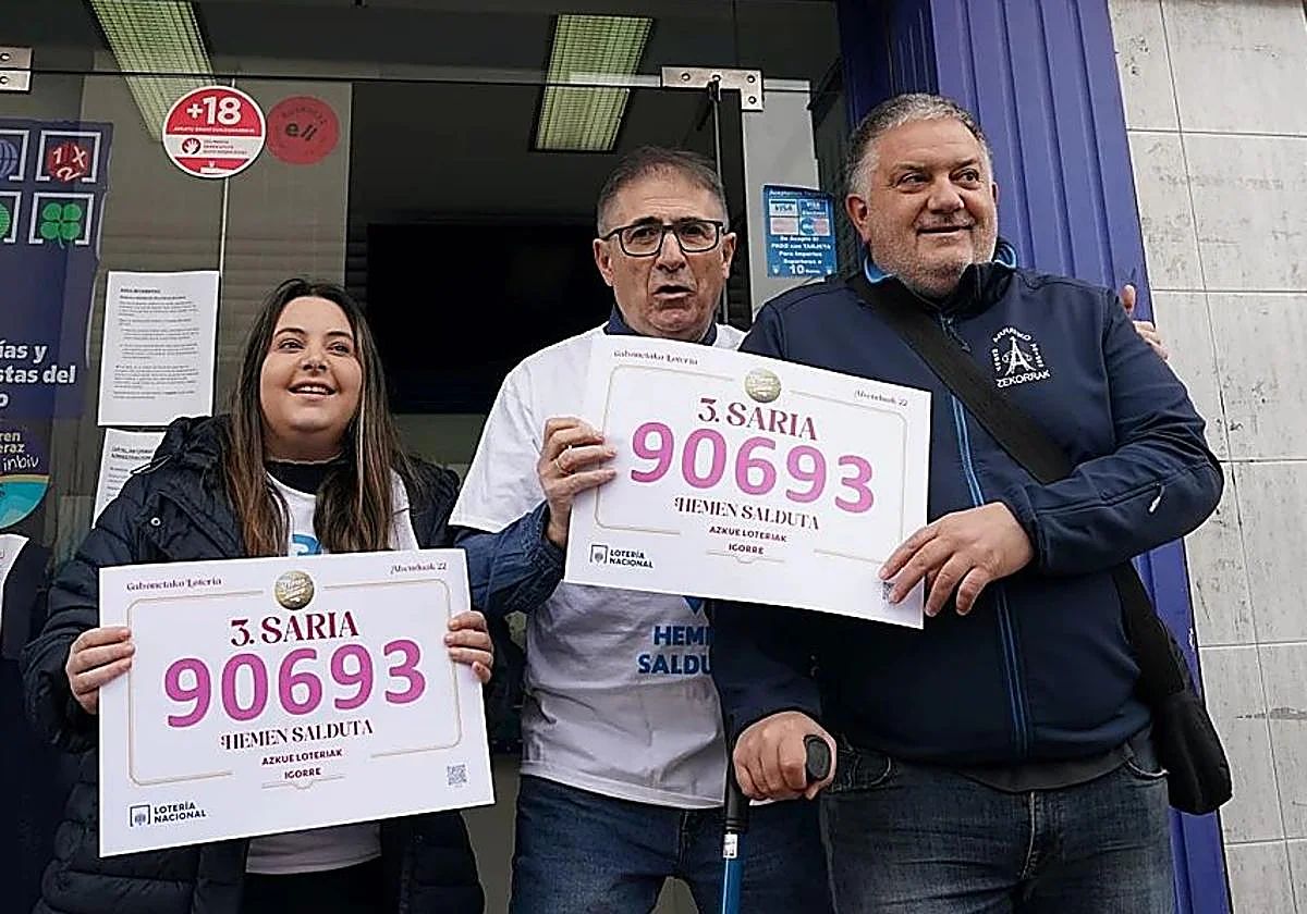 Registran la autoescuela del presidente del club de rugby de Igorre investigado por una presunta estafa con la lotería de Navidad