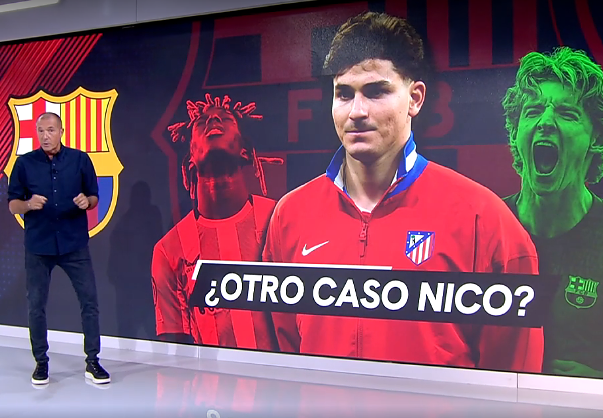 La crítica de Manu Carreño al Barça por repetir la estrategia del 'caso Nico' con Julián Álvarez: «Cuando quieren ser indiscretos...»