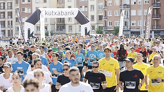 La carrera de empresas de Bilbao avanza con paso firme