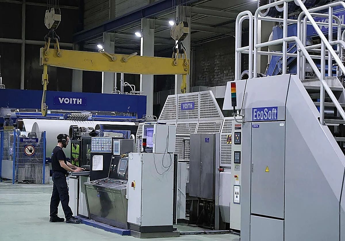 La facturación de los fabricantes de pasta y papel de Euskad