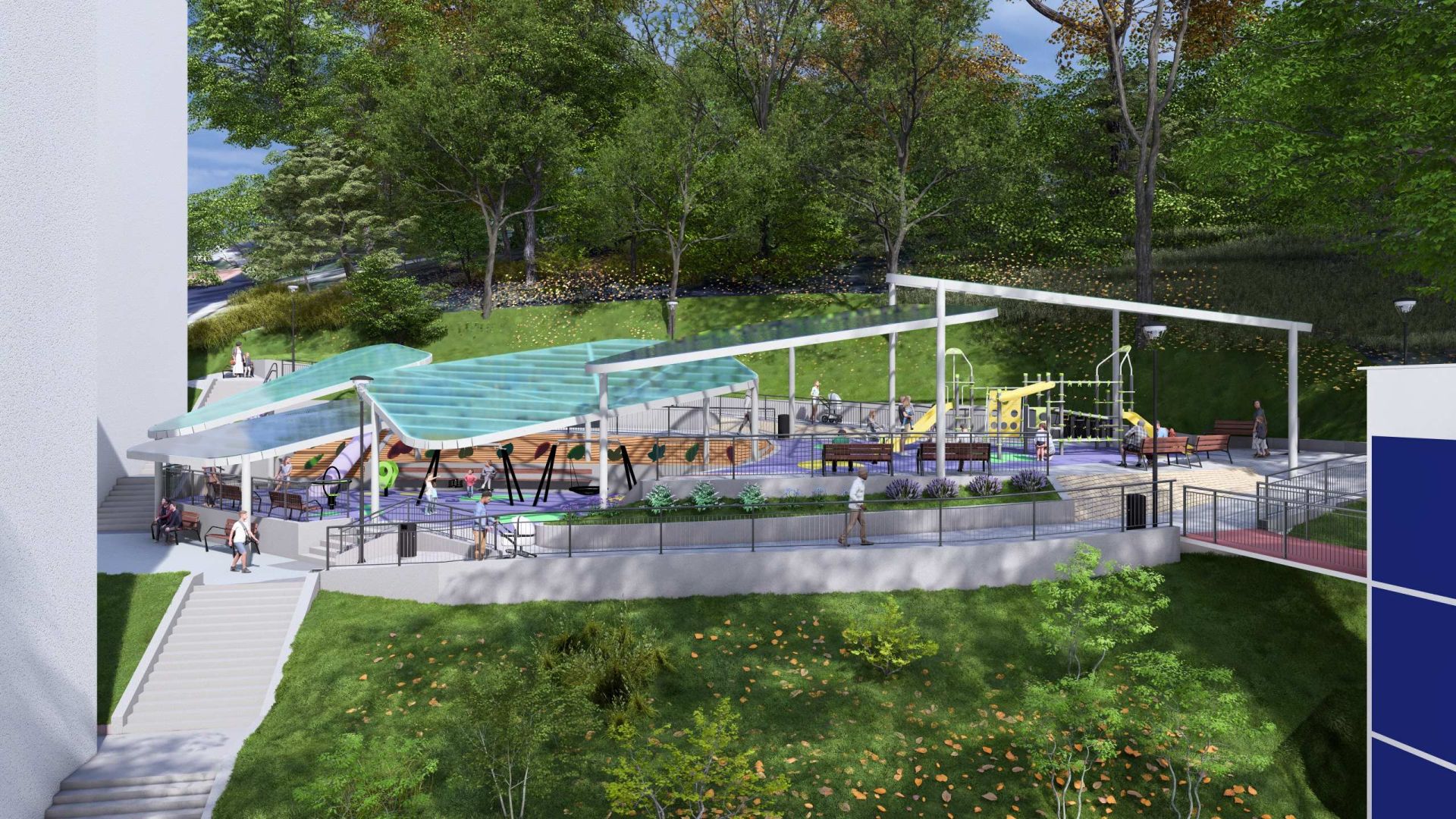 Renovación integral del parque infantil de Altamira: área cu