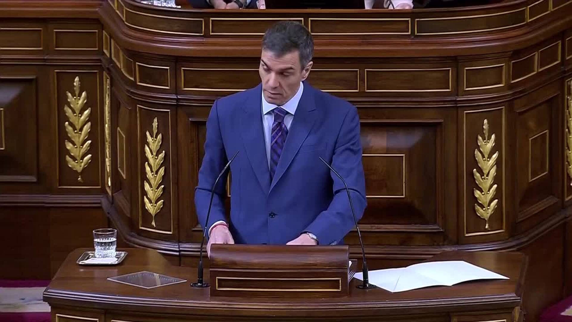 Sánchez acusa a PP y Vox de contribuir al "desastre absoluto" de la ...