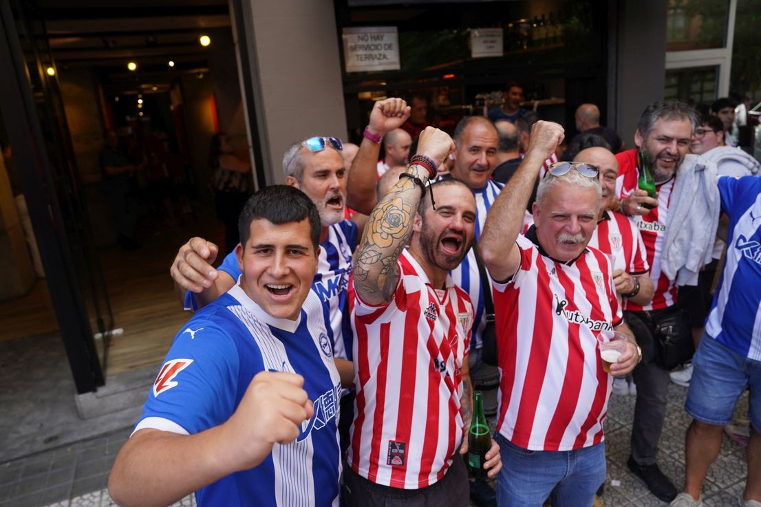 La afición alavesista toma Bilbao