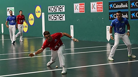 Cómodo estreno de Peio Etxeberria y Zabaleta en el torneo de San Fermín