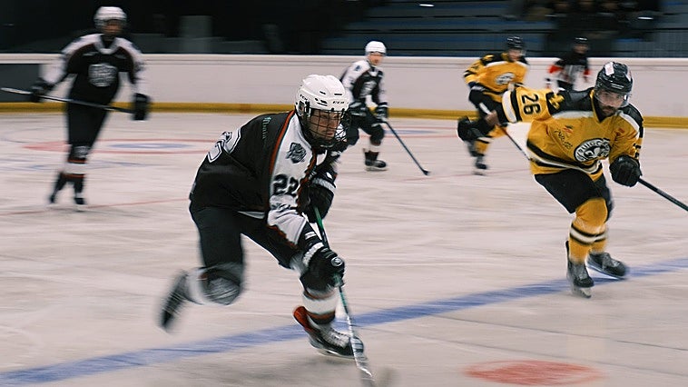 Un apagón obliga a suspender un partido de hockey hielo en Vitoria