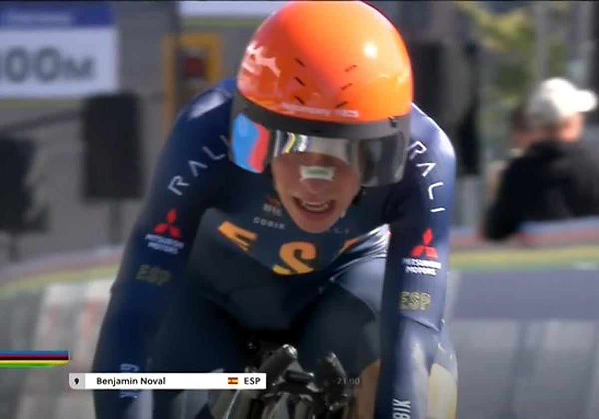Benjamín Noval Wins Junior World Time Trial Championship and Joins Ineos