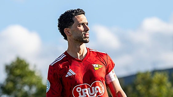 Ibon, capitán del Portugalete: «El 'Portu' es donde quiero estar, sería complicado cambiarlo por otra cosa»