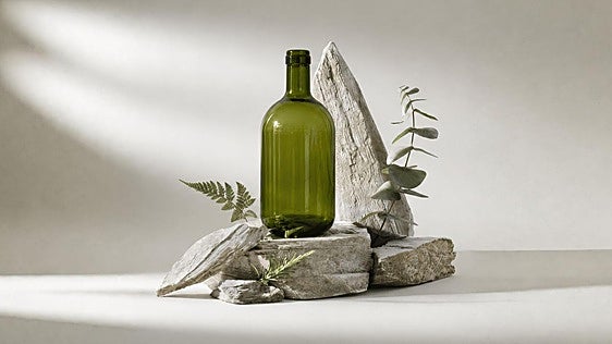 Una botella de Vidrala, reconocida entre los mejores diseños de envases del mundo