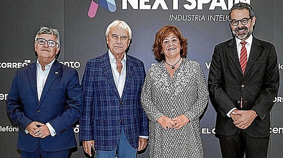 Foro NEXTSPAIN organizado por EL CORREO y Vocento, con el patrocinio de Telefónica, en el Palacio Euskalduna