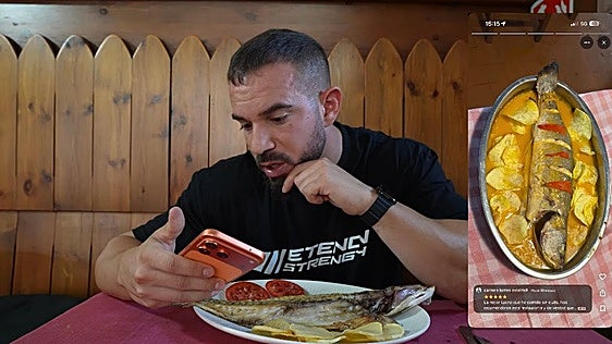 La experiencia del influencer 'Cenando con Pablo' en un restaurante de Asturias con malas reseñas