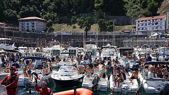 El Gobierno vasco habilitará una zona de amarre especial para las embarcaciones que visiten el puerto de Elantxobe en 'Madalenas'
