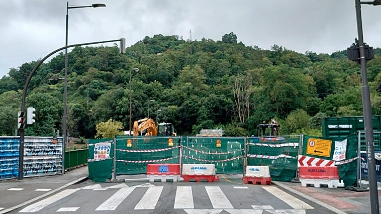 Extienden el plazo de las obras para ampliar el puente de Bolueta y no terminarán hasta final de año